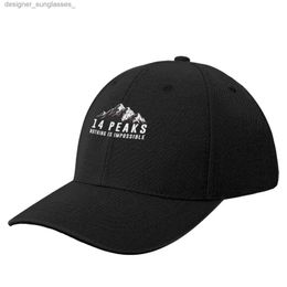 Stingy Brim Hats 14 Peaks Nothing is Impossible Nimsdai Purja Baseball C Horse Hat Christmas Hats Golf Woman C Men'sL231109