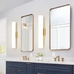 Wall Lamps FKL Modern LED Bathroom Mirror Headlight For Bedroom Bedside Lamp Simple Living Room Stair Aisle Long AC 100-240V