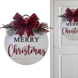 Christmas Decorations Merry Christmas Hangings Sign Wooden Christmas Front Door Sign Decorative Door Signs For Home Durable Front Door Christmas 231109