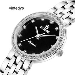 Quartz Watch for Women Class High Grade Stainless Steel Women's Watch Waterproof Fashion Simple Band Watch