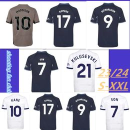 2023 2024 MADDISON SON Soccer Jerseys ROMERO KULUSEVSKI RICHARLISON KULUSEVSKI 23 24 VAN DE VEN BISSOUMA JOHNSON Tottenham Football shirt Fans Tops