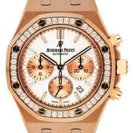 Audemar Pigue Royal Large Dial Oak Watch Mens Quartz Movement Wristwatch Ebe Royal Oak 26315or Diamond Rose Gold Watch Case Paper Wn-aj95