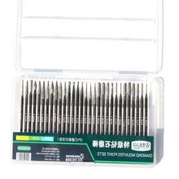 Freeshipping 30Pcs/lot High Quality Diamond Polished Rod 3MM Jade Carving Tool Electric Grinding Unit Brcjs