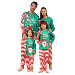 Family Matching Outfits 2024 Christmas Pyjamas Set Adult Kids Same Xmas Sleepwear Pyjamas Mother And Daughter Father Son Clothes 231109