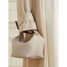 Designer the row bucket bags Cowhide Popular Design Premium Lunch Bucket Bag Women's Leather Handbag