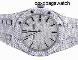 Audemar Pigue Wrist Watches Automatic Watch Ladies Audemar Pigue Royal Oak 33MM Stainless Steel VS Diamond Watch 2135 Ct HBIW