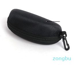 Eyewear Cases Cover Sunglasses Women Glasses Box With Zipper Eyeglass Cases For Men all black color