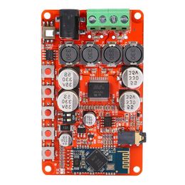 Freeshipping Digital Amplifier Chip Board 2x50W Wireless HIFI Bluetooth 40 Digital Amplifier Board Audio Receiver With Earphones Inter Oufv