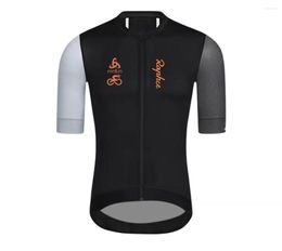 Racing Jackets 2023 Men's Summer Rapha Cycling Jersey Short Sleeve Quick Dry Shirt Pro Suit Ciclism