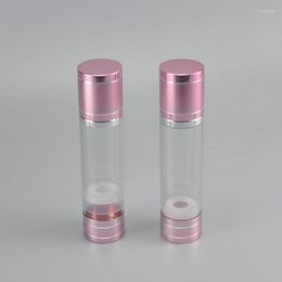 Storage Bottles 10pcs/lot 100ml High-end Cosmetic Packaging Airless Bottle Plastic With Pressed Pump Vacuum Flask