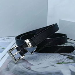 Women belt ceinture designer belt Genuine leather trendy women's belt metal triangle buckle 20mm belts with case belts for women designer ceinture luxe