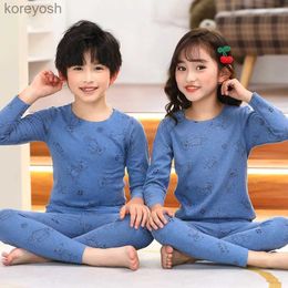 Pajamas 2 To 14 Years Children Full Sleeve Cotton Pajamas Sets Sleepwear Kids Pyjamas Animal Cartoon Teens Pajamas Homewear for BoyL231109