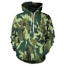 Men's Hoodies Camouflage Camping 3D Printed Men Women's Sweatshirt Outdoor Sportswear Kids Casual Tracksuit Oversized Sudaderas