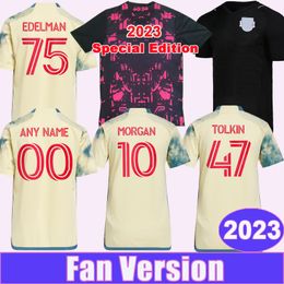 2023 New Yo Rk Red Mens Soccer Jerseys KLIMALA AMAYA CASSERES JR. LONG TOLKIN BARLOW Away Red Special Edition Goalkeeper Football Shirt Short Sleeve Uniforms