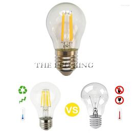 Vintage Edison Bulb E27 18W 24W 40W C35 C35L A60 G45 Chandelier Pendant Lights 220V LED Lamp Incandescent Light Rope Holder