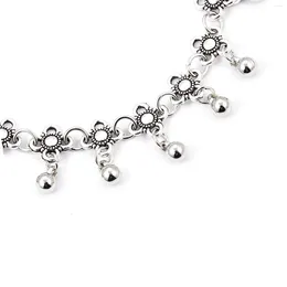 Anklets Beach Bells Ankle Bracelets For Women Girls Style Chain Anklet Bracelet Jewellery Adjustable Shiny Floral Gift Party