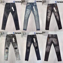 Motorrad Ksubi Jeans Ksubi Purple Brand Jeans für Herrendesigner gestapelt Jean Men Hosen Highend -Qualität Gerade Design Shinny Sweatpants Designer Pantalone