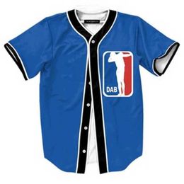 Baseball Jersey Men Stripe Short Sleeve Street Shirts Black White Sport Shirt AG3001