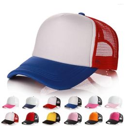 Ball Caps Adjustable Trucks Youth Mesh Hats Baseball Trucker Cap Dad Hat Summer Net Truck Driver Breathable Sports