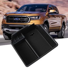 Car Organiser Car Central Armrest Storage Box Holder For Ford Ranger 2012-2019 2020 2021 Centre Console Organiser Tidying Accessories Q231109