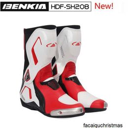 Motorcycle Cycling Boots Authentic BENKIA Footwear BENKIA Motorcycle Riding Boots Rally Cross Country Athletic Racing Shoes Protection and Anti Drop Riding S HBCO