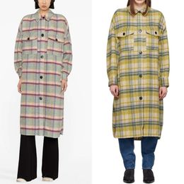 10A di alta qualità Isabel Marant designer lana lungo cappotto da donna casual boot polo abbottiglia