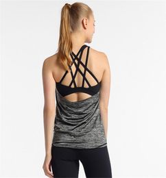 Fitness Women Breathable Yoga Top Gym Workout Tank Top Sexy Backless Sport T Shirt Women Running Shirt Sport Crop Top8698556