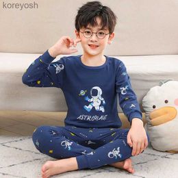 Pajamas Child Boy Pajamas for 3-14 Years Winter Christmas Pyjamas Suit Baby Girl Clothes Toddler Cotton Sleepwear Kids Sleep PajamasL231109