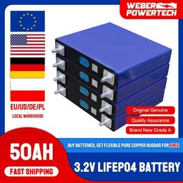3.2V 50Ah LiFePO4 Battery 12V 24V 48V 280Ah 105Ah 200Ah 100Ah DIY Rechargeable Batteries Pack For RV Golf Cart EU US Duty Free