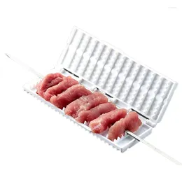 Tools Food Grade Barbecue Kebab Piercer Tool Skewer Machine Quick Artefact For Small