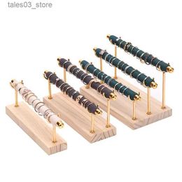 Jewelry Boxes 1/2/3 layers Wooden Base Velvet Rings Organizer Holder Jewelry Display Stand Storage Rack Counter Ring Display Stand Q231109