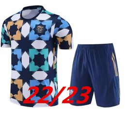 2022 23 Algeria tracksuit MAHREZ Short sleeved shorts soccer Jerseys Algerie BOUNEDJAH Survetement maillot de foot FEGHOUL sportswear football training suit 999