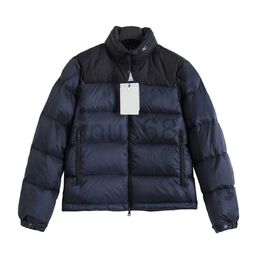 Mulheres para baixo parkas casaco de inverno monclair jaqueta feminina puffer gola curta pato branco grosso