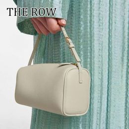 The Row Designer bucket bags leather hand woven crossbody bag large capacity simple commuting soft leather underarm bag