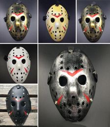 Horror Cosplay Costume Friday the 13th Part 7 Jason Voorhees 1 Piece Costume Latex Hockey Mask Vorhees5023475