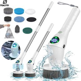 Vacuums Electric Cleaning Brush Household Multifunctional For Bathroom Toilet 8 in 1 Home SD808 231108