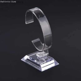 Jewellery Boxes 10CM Plastic Wrist Display Rack Holder Sale Show Case Stand Tool Clear Jewellery Packaging Total Height Display Stand Q231109