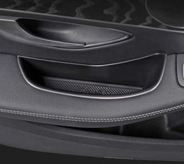 Car Organiser Car Front Door Handle Storage Box Tray For Mercedes for Benz C-Class W205 GLC Class 2015 2016 2017 2018 2019 Car Organiser Q231109