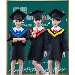 Abiti da battesimo Bambini Costumi di laurea Scuola Accademica Uniforme Ragazzi Gilrs Pografia Performance Abbigliamento Asilo Abiti da laurea 230408