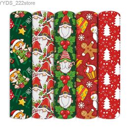 Fabric Free Shipping Christmas Tree Snowman Printed Polyester Pure Cotton Material Patchwork sewing Quilting Fabrics Quilt Needlework YQ231109