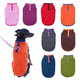 Dog Apparel Wool dog clothing suitable for small and medium-sized dogs autumn warm dog vests clothing vests our door pet supplies Ropa Para Perros 231109