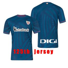 2023 2024 Athletic BILBAO 125 HERITAGE KIT Soccer Jerseys 23 24 MUNIAIN WILLIAMS Football shirt RAUL GARCIA VILLALIBRE GK black UNAI SIMON men kids kit uniforms fans