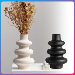 Vases Spotted Vase Nordic Simple Vegetarian Ceramic Vase Wedding Living Room Table Desktop Arrangement Interior Home Decor Art Crafts 231109