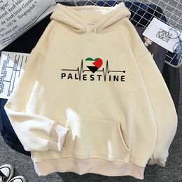 Men's Hoodies Sweatshirts Palestine hoodie sweat y2k anime gothic haruku clothing female 90s Pullover b6