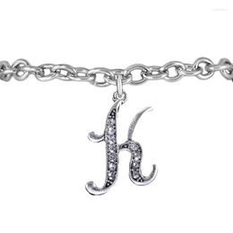 Charm Bracelets Double Nose A-Z 26 English Letters Charms Bangles Alloy Crystal Words K Chain Variety Styles Custom Design For Wrist