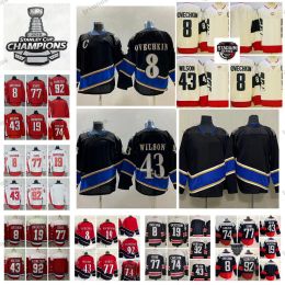 2023 Stadium Series Reverse Retro Hockey Jerseys 8 Alex Ovechkin TJ Oshie Nicklas Backstrom Evgeny Kuznetsov 43 Tom Wilson John Carlson Stan