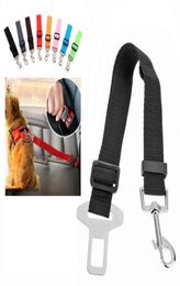 Dog Harness Adjustable Car Safety Pet Seat Belt Accessories Restraint Seat Lead Leash Travel Clip For Cats Dogs6074607