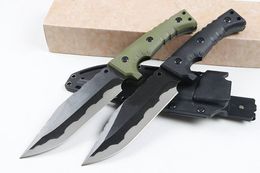 Special offer M32 Strong Survival Straight Knife 8Cr13Mov Stone Wash Drop Point Blade Full Tang GFN Handle Outdoor Tactical Knives with Kydex