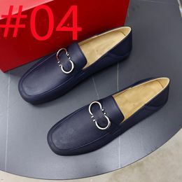 F6/25Model Genuine Leather Men Loafers Shoes Casual Luxury Brand Slip on Designer Moccasins Italian Men Driving Shoe Chaussure Homme