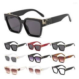 Sunglasses Wholesale High Quality Metal PC Frame Vintage Trendy Eyewear Oversized Steampunk Lentes De Sol